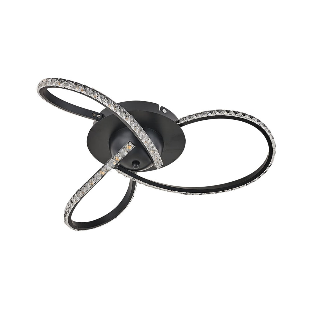 Sayer Dimmable 3 - Lights LED Modern Elegant Pendant Lamp Ceiling Light - Black Fast shipping On sale