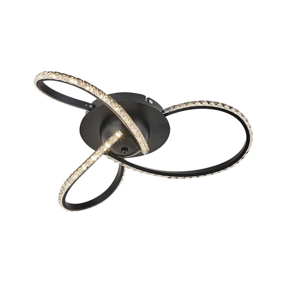 Sayer Dimmable 3 - Lights LED Modern Elegant Pendant Lamp Ceiling Light - Black Fast shipping On sale