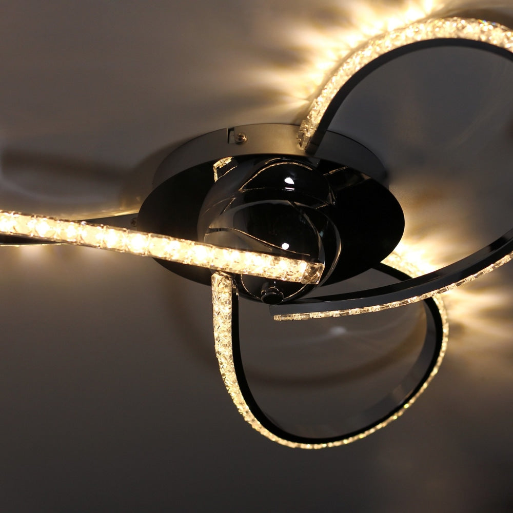 Sayer Dimmable 3 - Lights LED Modern Elegant Pendant Lamp Ceiling Light - Chrome Fast shipping On sale