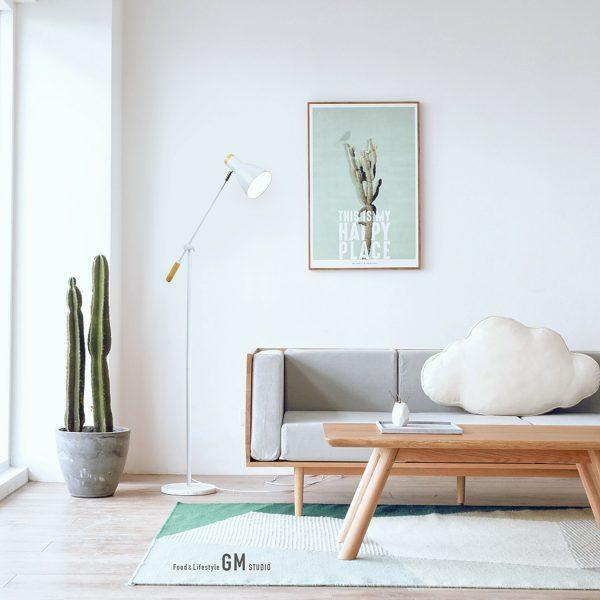 Scandinavian Modern Style Adjustable Floor Lamp - Black Fast shipping On sale