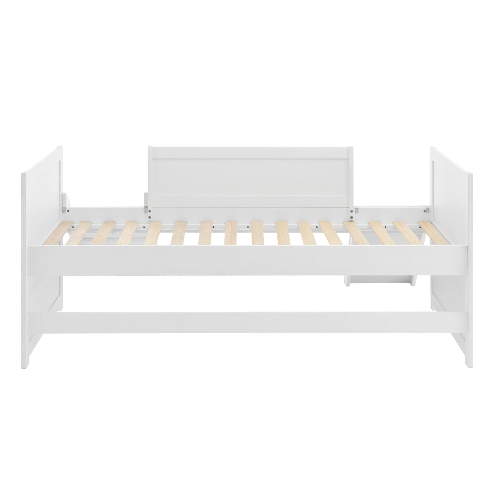 Seattle Kids Childen Bed Frame W/ Slide Single Size - White Fast shipping On sale