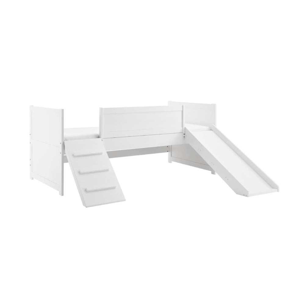 Seattle Kids Childen Bed Frame W/ Slide Single Size - White Fast shipping On sale