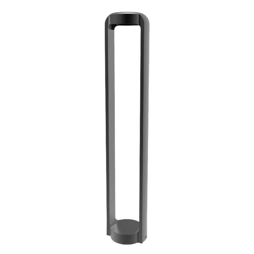 SEKER Garden Bollard Light 13W Rectangular Dark Grey 3000K IP65 H800mm 530LM Fast shipping On sale