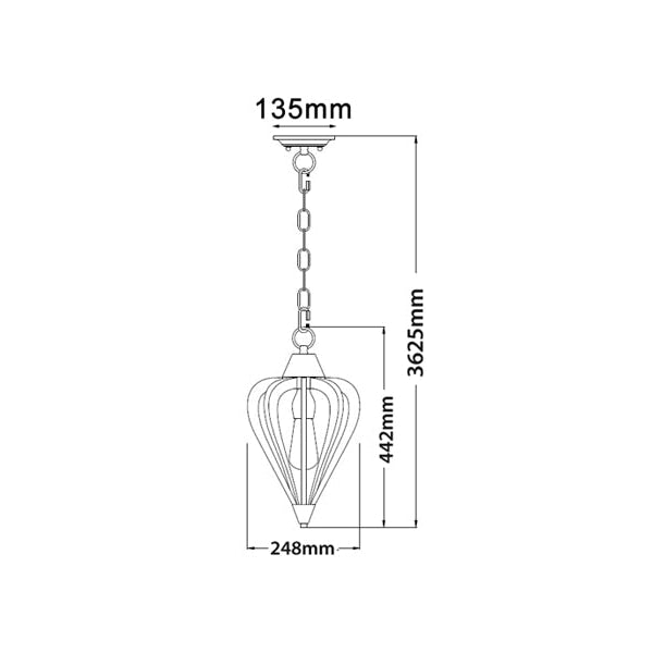 SENORITA Pendant Lamp Light Interior ES Winter Moss Small Arrow OD248mm Fast shipping On sale