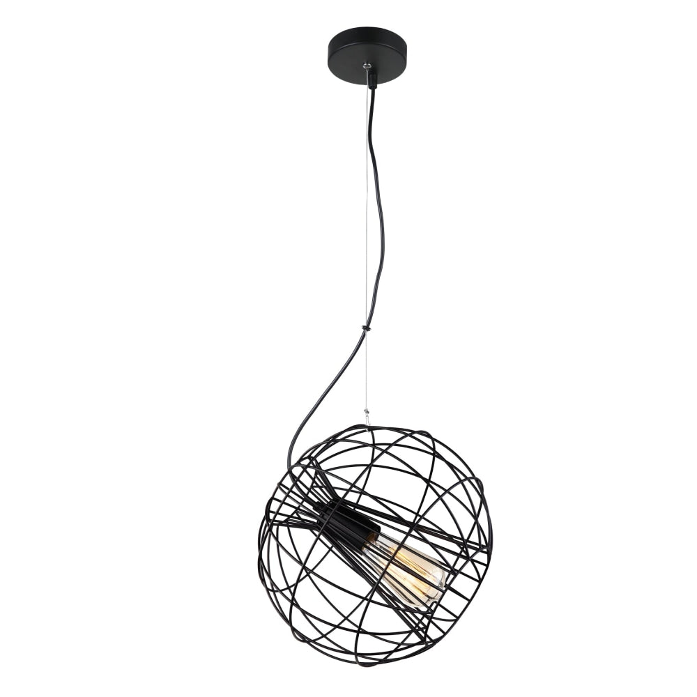 SENTINEL Pendant Lamp Light Interior ES Matte Black Round Cage OD280mm Fast shipping On sale