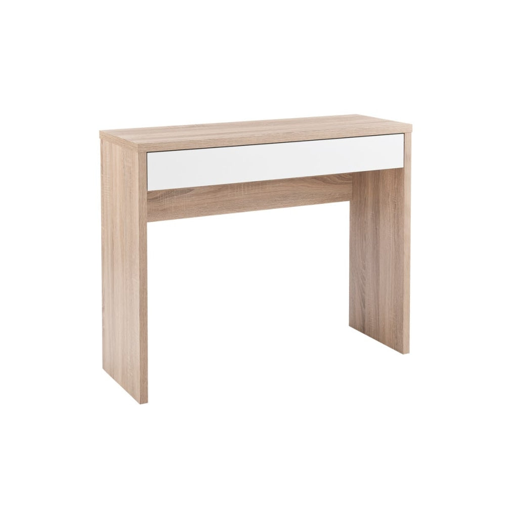 Serengeti Wooden Hallway Console Hall Table W/ 1-Drawer - Natural/White Fast shipping On sale