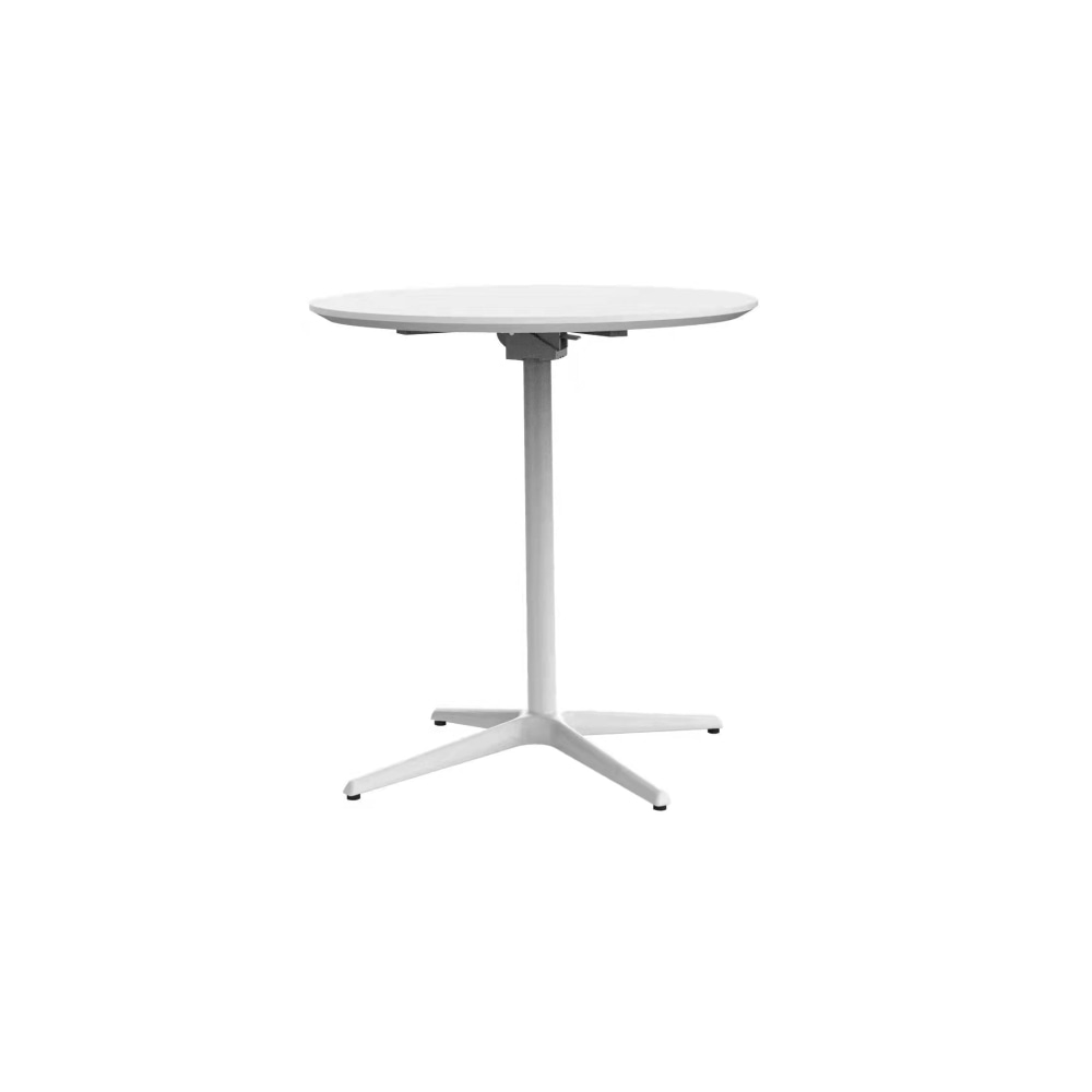 Series 14 Sintered Porcelain Stone Modern Italian Design Round Dining Table 70cm - White Fast shipping On sale