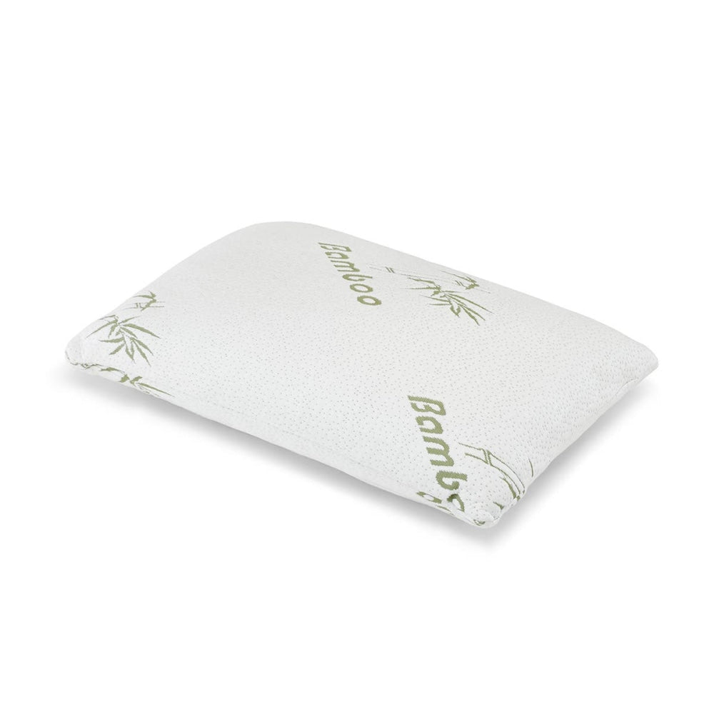 Set of 2 Bamboo Memory Foam Pillows - Large Pillow Fast shipping On sale