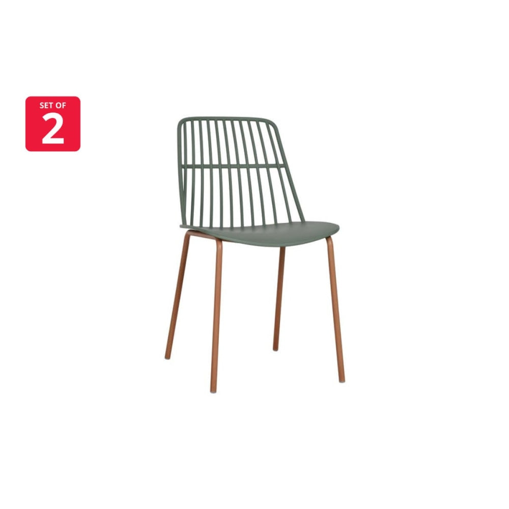 Set of 2 Betty Kitchen Dining Chairs - Olive Chair Fast shipping On sale