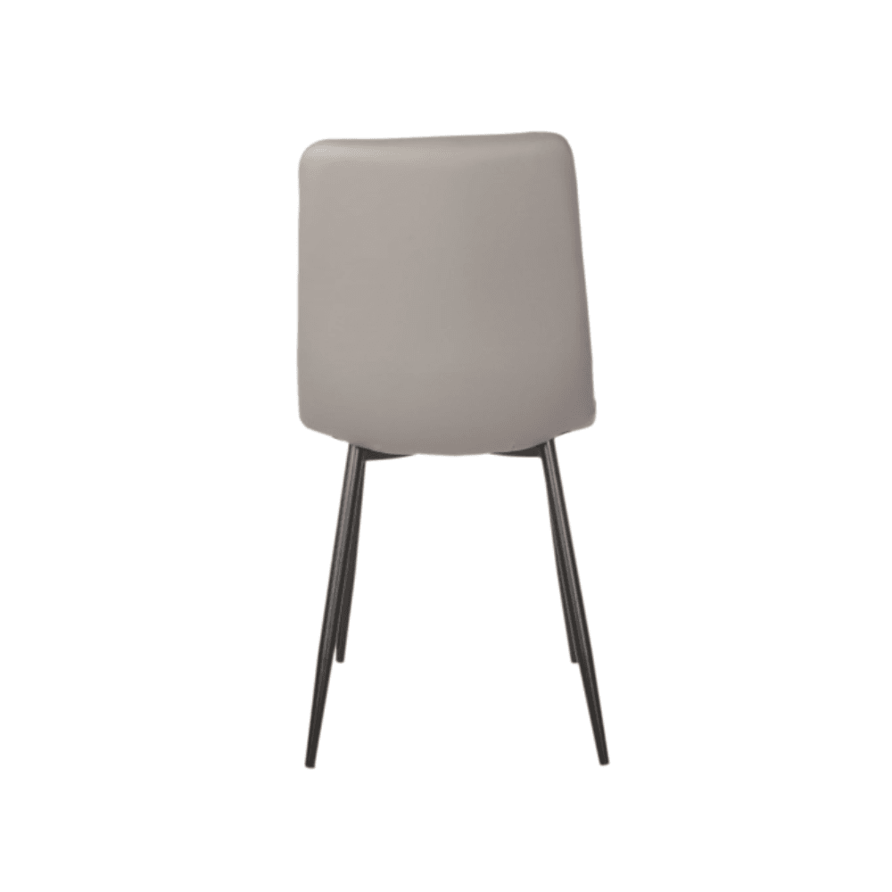 Set Of 2 Cristo Modern Ultrasuede Fabric Kitchen Dining Chair - Charcoal Fast shipping On sale