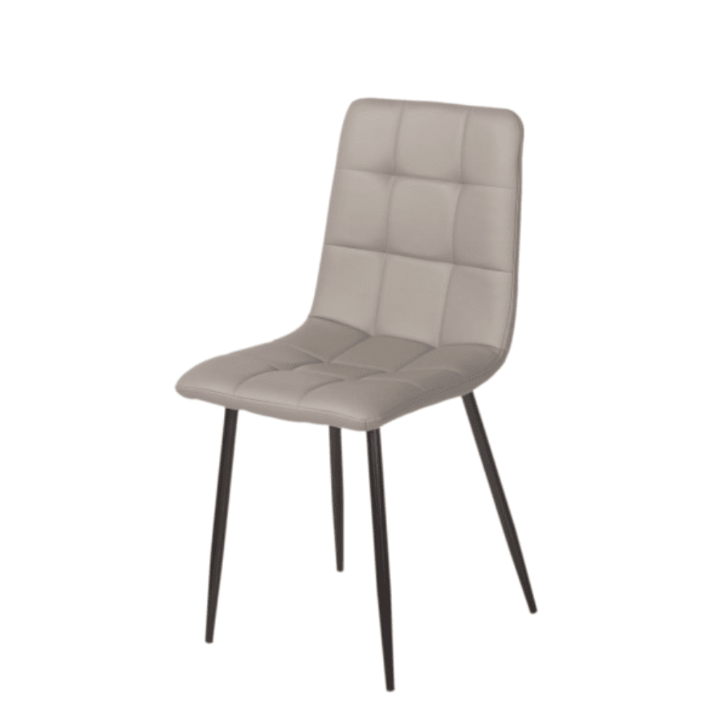 Set Of 2 Cristo Modern Ultrasuede Fabric Kitchen Dining Chair - Charcoal Fast shipping On sale