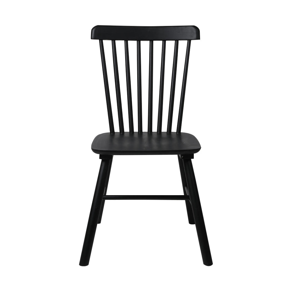 Set of 2 Dining Chairs Side Chair Replica Kitchen Wood Furniture Black Fast shipping On sale