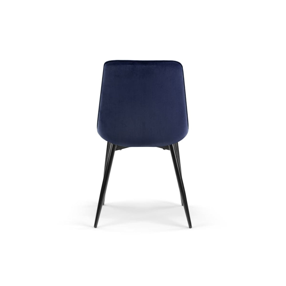 Set of 2 Dover Kitchen Dining Chairs - Navy Chair Fast shipping On sale