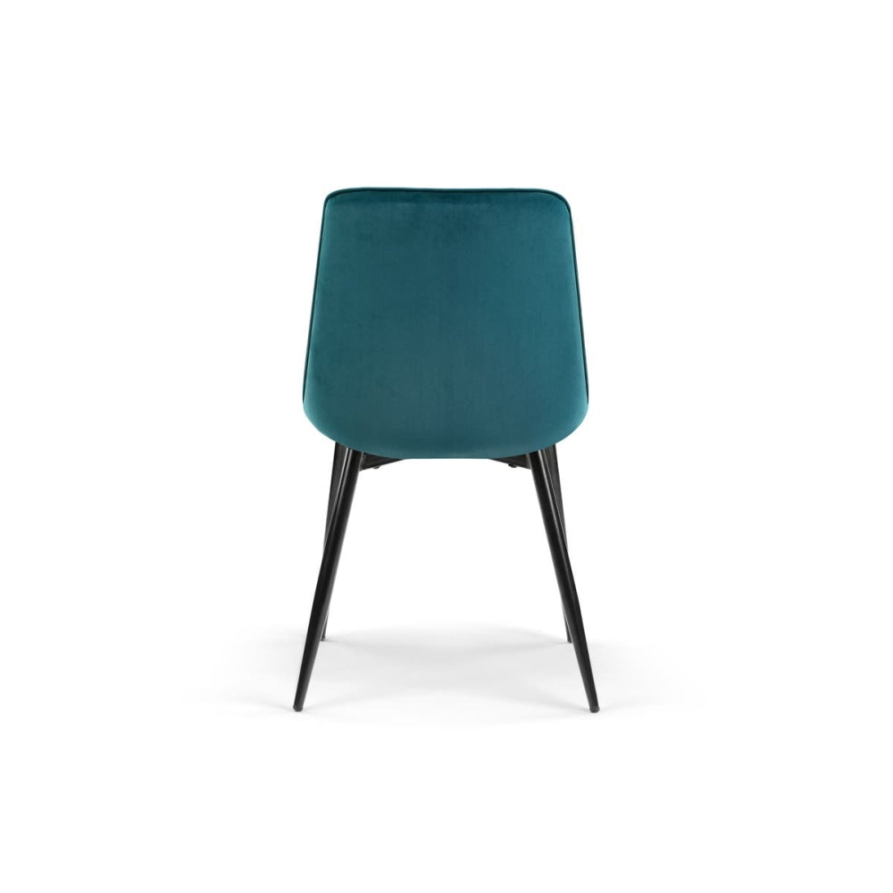 Set of 2 Dover Kitchen Dining Chairs - Teal Chair Fast shipping On sale