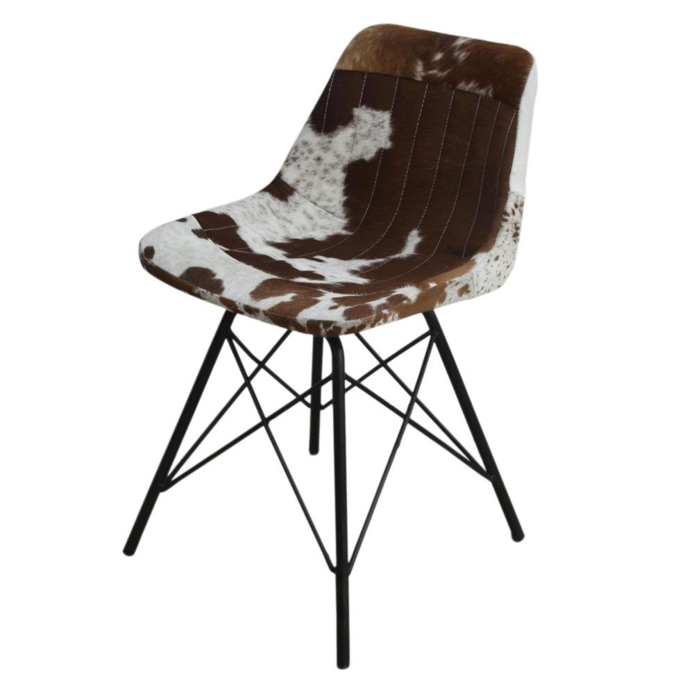 Set Of 2 Eames Replica Inspired Cozy Cowhide Dining Chair Fast shipping On sale