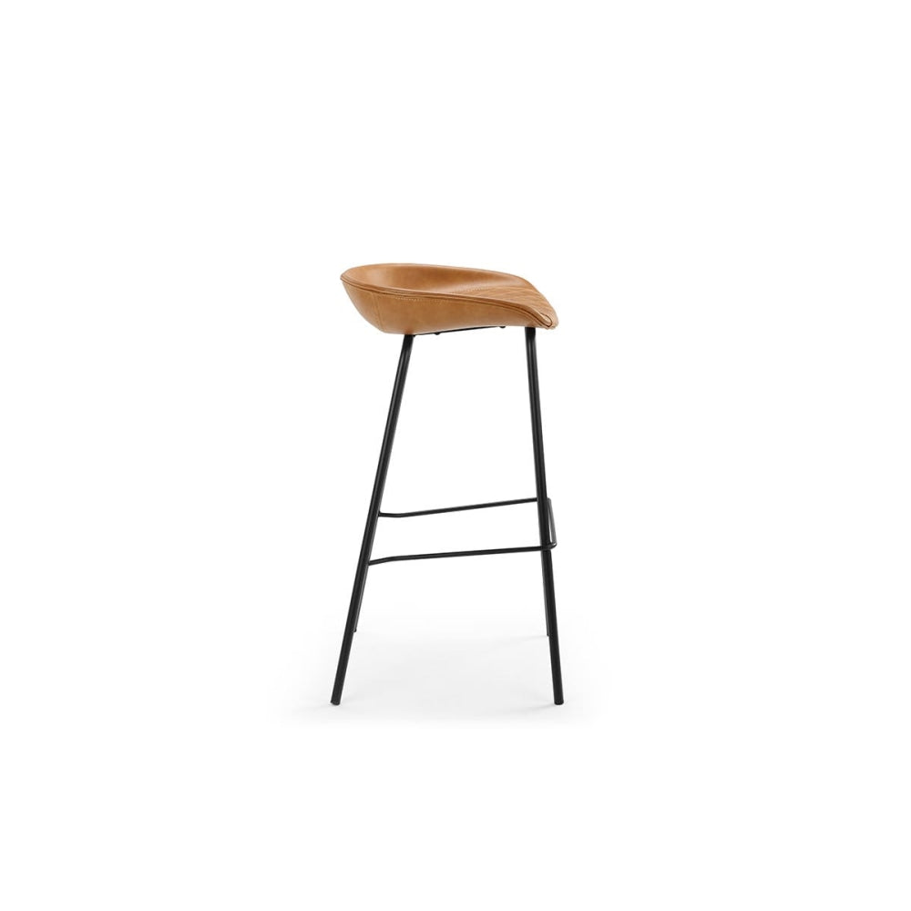 Set of 2 Emerson Premium Quilted Kitchen Counter Bar Stools - Tan Stool Fast shipping On sale