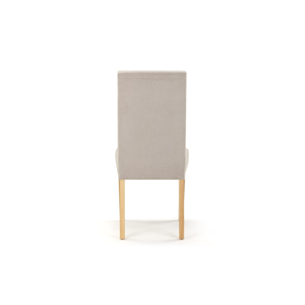 Set of 2 Kyran Fabric Kitchen Dining Chairs - Beige Chair Fast shipping On sale