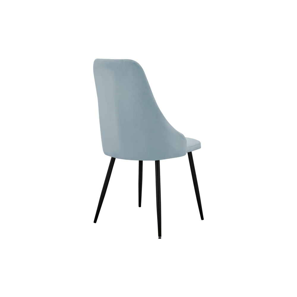 Set of 2 Lucca Kitchen Dining Chairs - Light Grey Chair Fast shipping On sale