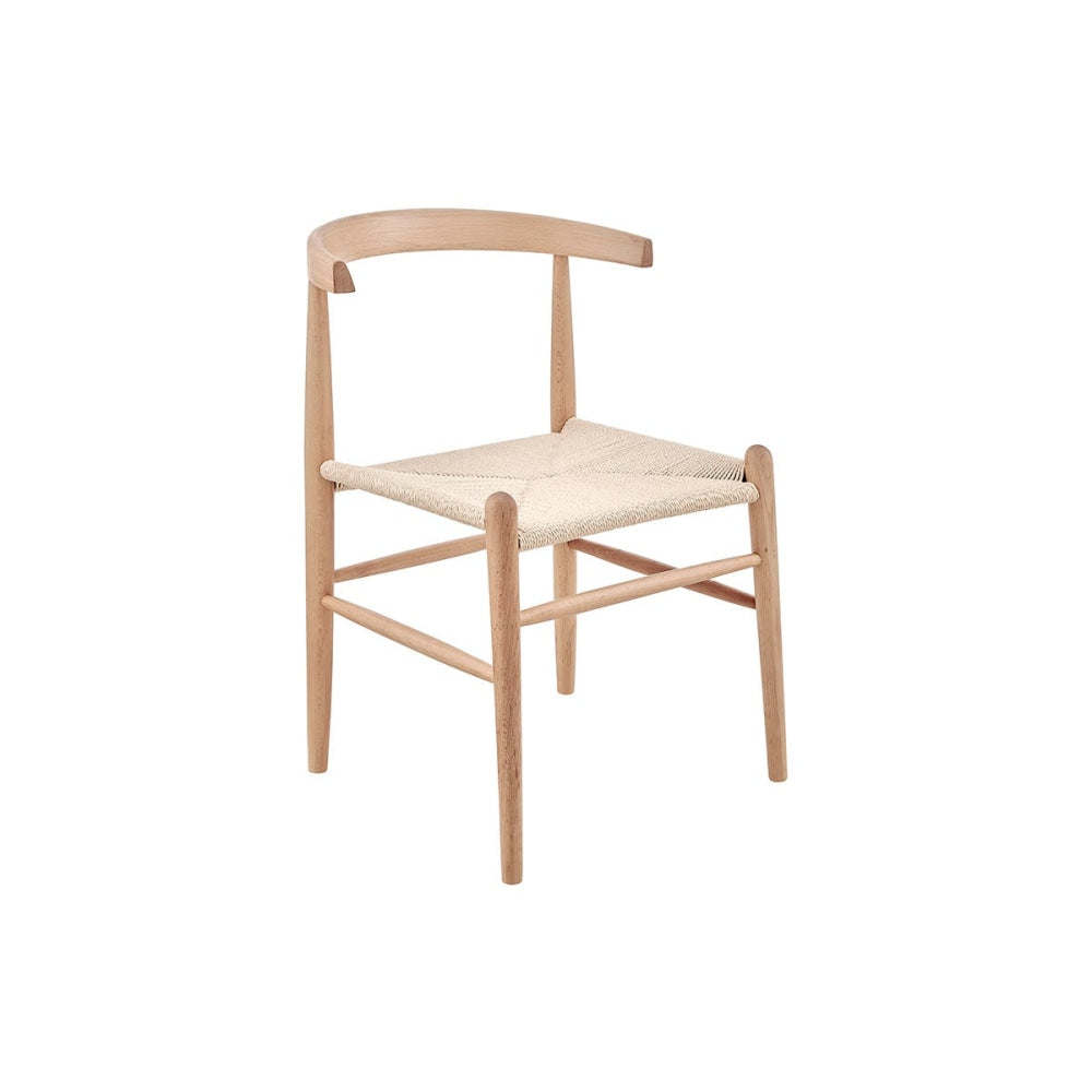 Set of 2 Malibu Kitchen Dining Chairs - Beech/Natural Beech Chair Fast shipping On sale