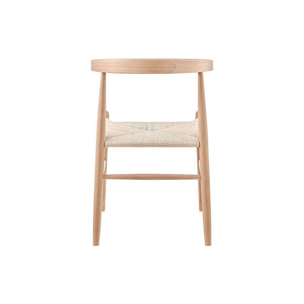 Set of 2 Malibu Kitchen Dining Chairs - Beech/Natural Beech Chair Fast shipping On sale