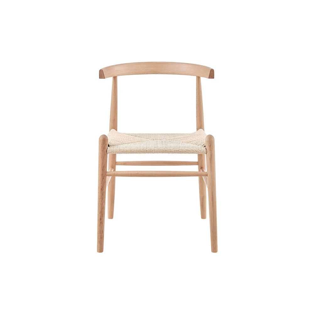 Set of 2 Malibu Kitchen Dining Chairs - Beech/Natural Beech Chair Fast shipping On sale