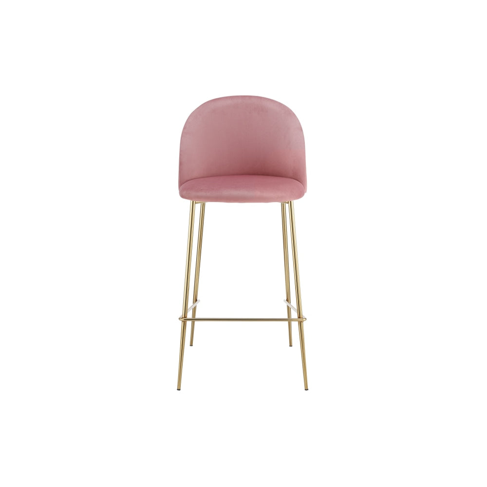 Set of 2 Molly Kitchen Counter Bar Stools - Blush Stool Fast shipping On sale