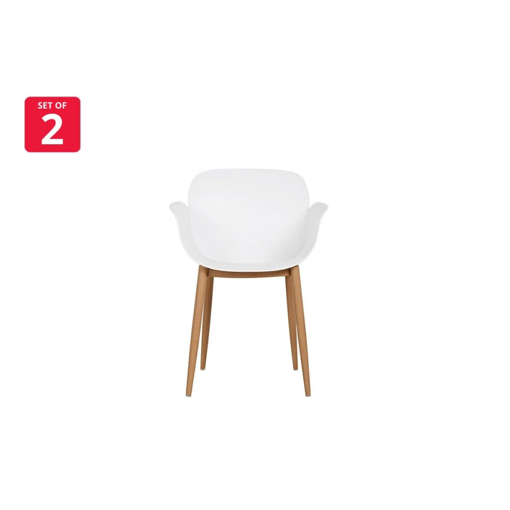 Set of 2 Olive Kitchen Dining Chairs - White Chair Fast shipping On sale