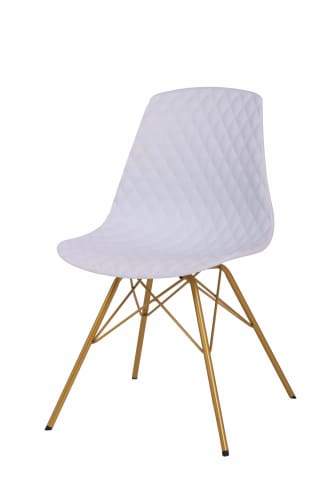 Set of 2 - Tontoni Scandinavian Dining Chair - White Fast shipping On sale