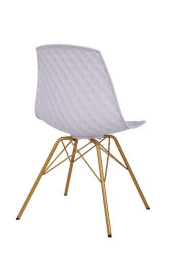 Set of 2 - Tontoni Scandinavian Dining Chair - White Fast shipping On sale