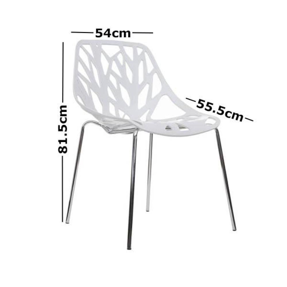 Set of 4 - Marcello Ziliani Replica Caprice Dining Chair - White Fast shipping On sale