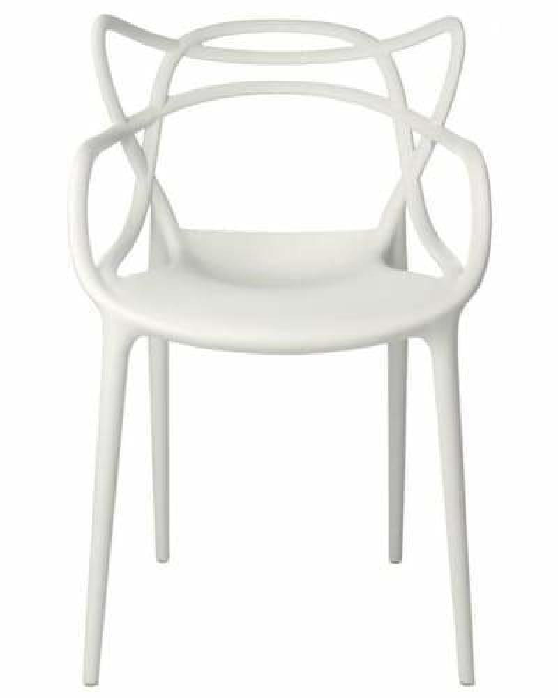 Set of 4 - Philippe Starck Replica Masters Dining Armchair - White Chair Fast shipping On sale