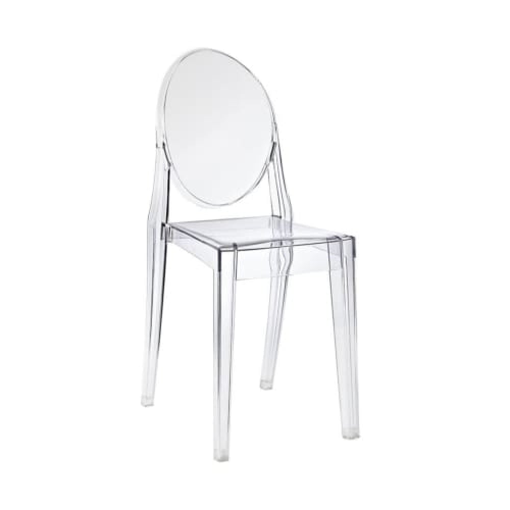 Set of 4 - Philippe Starck Replica Victoria Ghost Dining Chair - Clear Fast shipping On sale