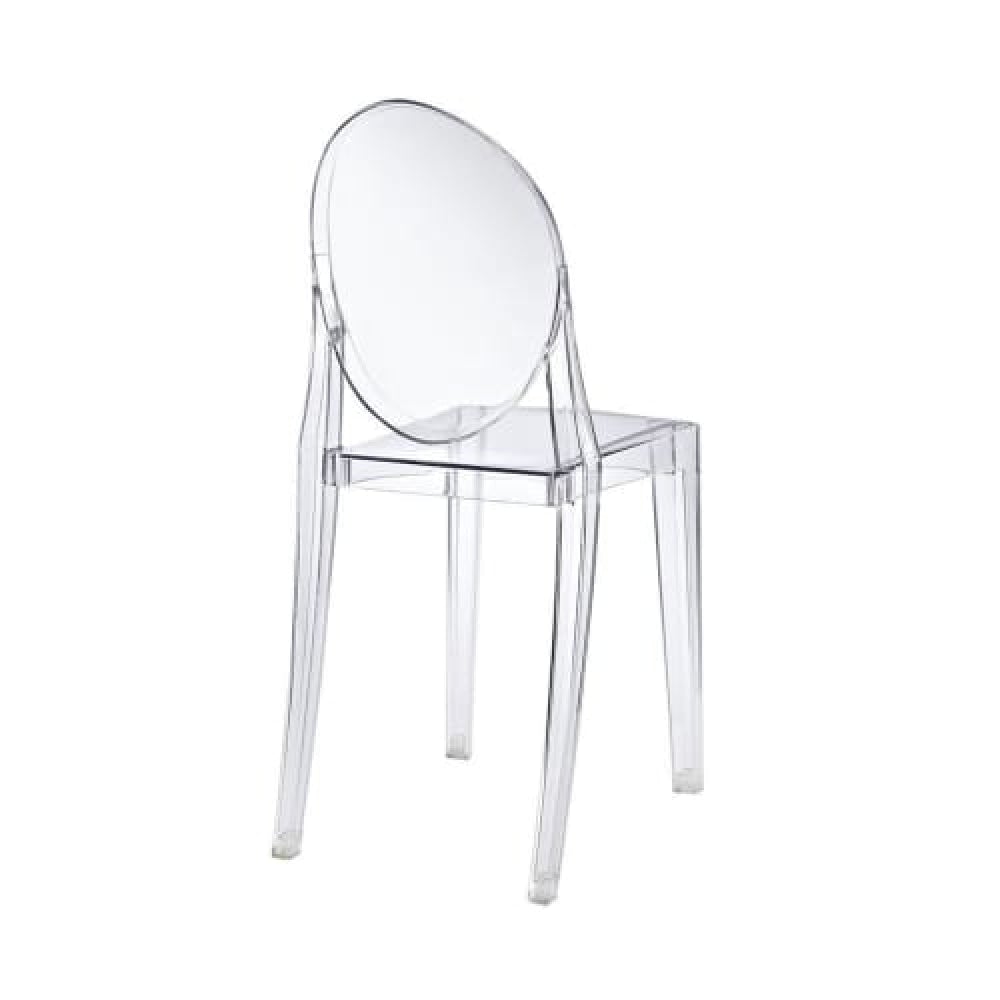 Set of 4 - Philippe Starck Replica Victoria Ghost Dining Chair Clear Fast shipping On sale
