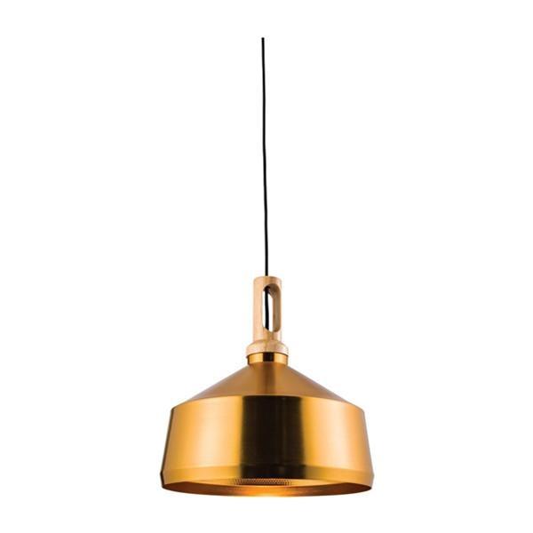 Shane Modern Angled Hanging Pendant Lamp Metal Shade - Metallic Gold Fast shipping On sale