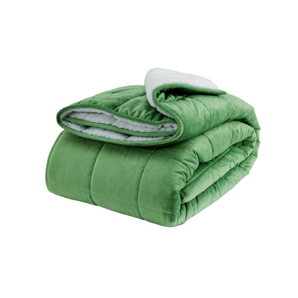 Sherpa Weighted Blanket - Jade 7 KG 7kg Fast shipping On sale