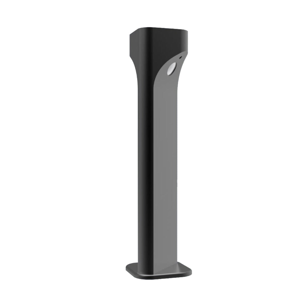 SHU Garden Bollard Light 11W Square Dark Grey 3000K IP65 H500mm 2 Diffuser 540LM Fast shipping On sale