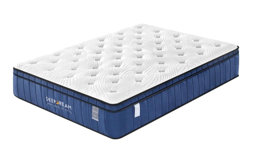 Sleep Happy Premium Eurotop 5 Zoned Cool Gel Memory Foam Mattress 34cm - Double Fast shipping On sale