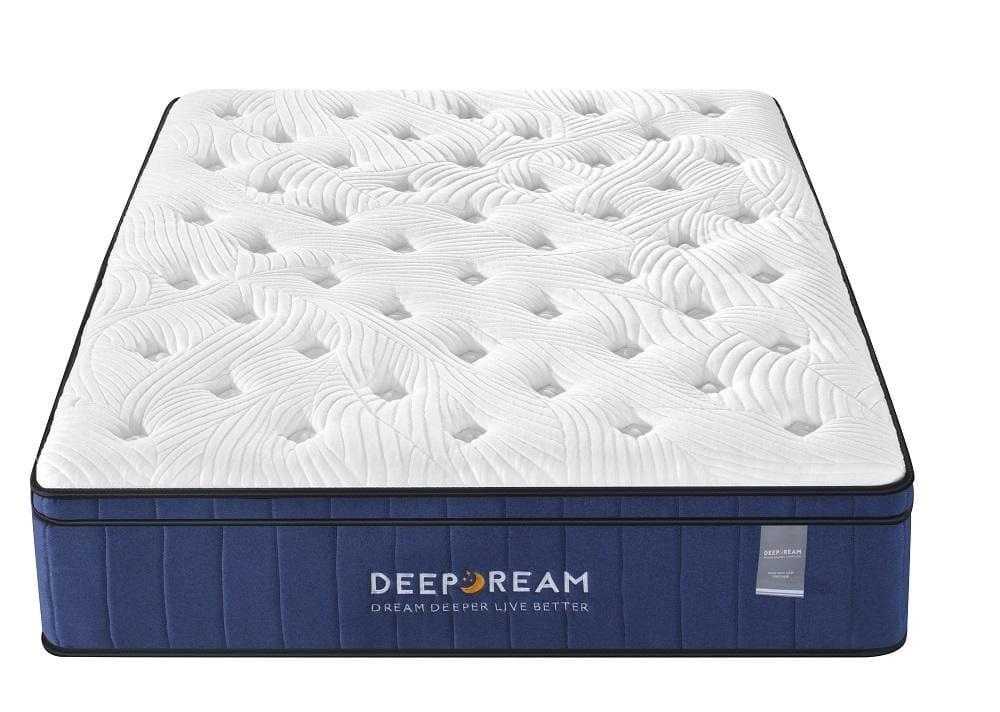 Sleep Happy Premium Eurotop 5 Zoned Cool Gel Memory Foam Mattress 34cm - Double Fast shipping On sale