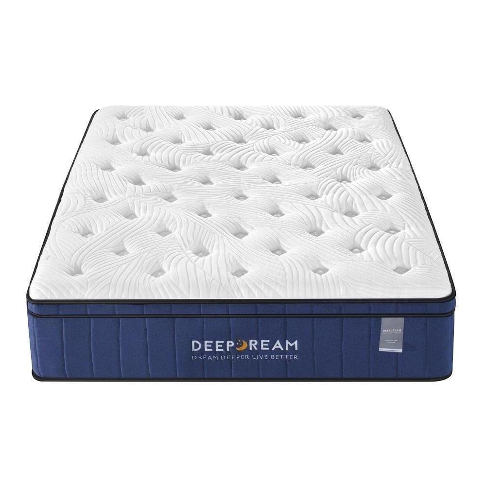 Sleep Happy Premium Eurotop 5 Zoned Cool Gel Memory Foam Mattress 34cm - King Fast shipping On sale
