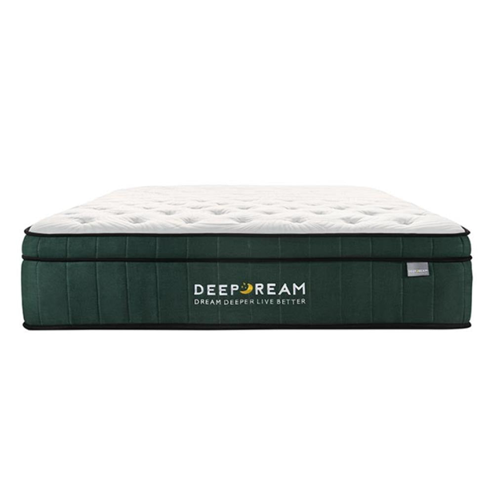 Sleep Happy Premium Green Tea Mattress - King Fast shipping On sale
