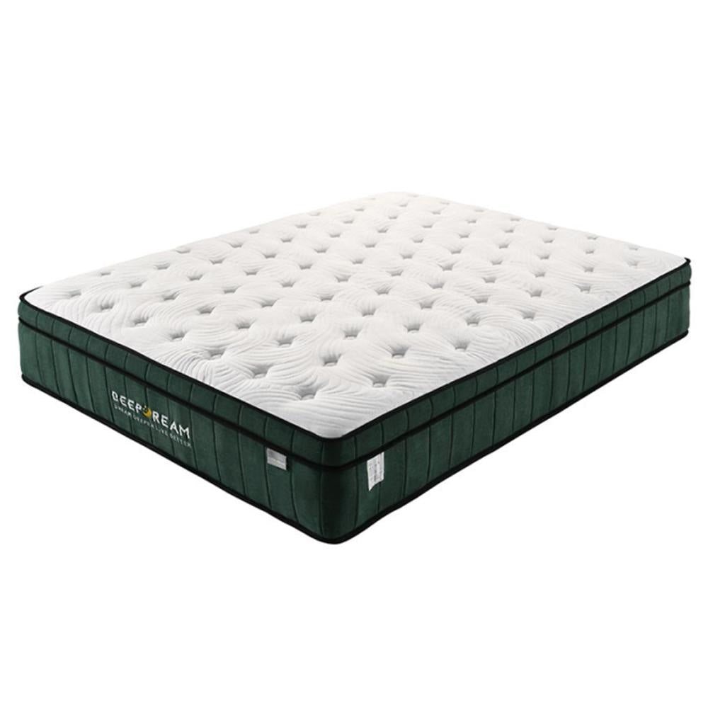 Sleep Happy Premium Green Tea Mattress - King Fast shipping On sale