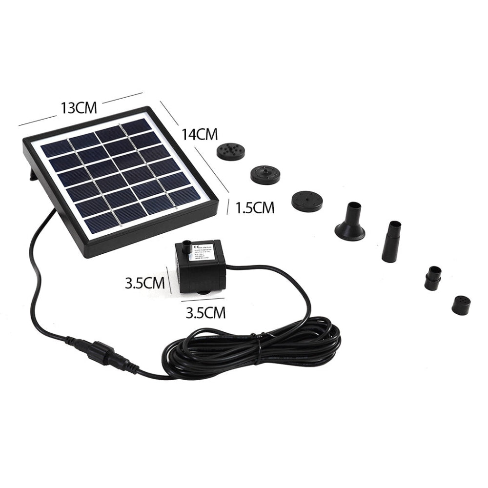 Solar Fountain Water Pump Kit Pond Pool Submersible Outdoor Garden 1.5W Decor Fast shipping On sale