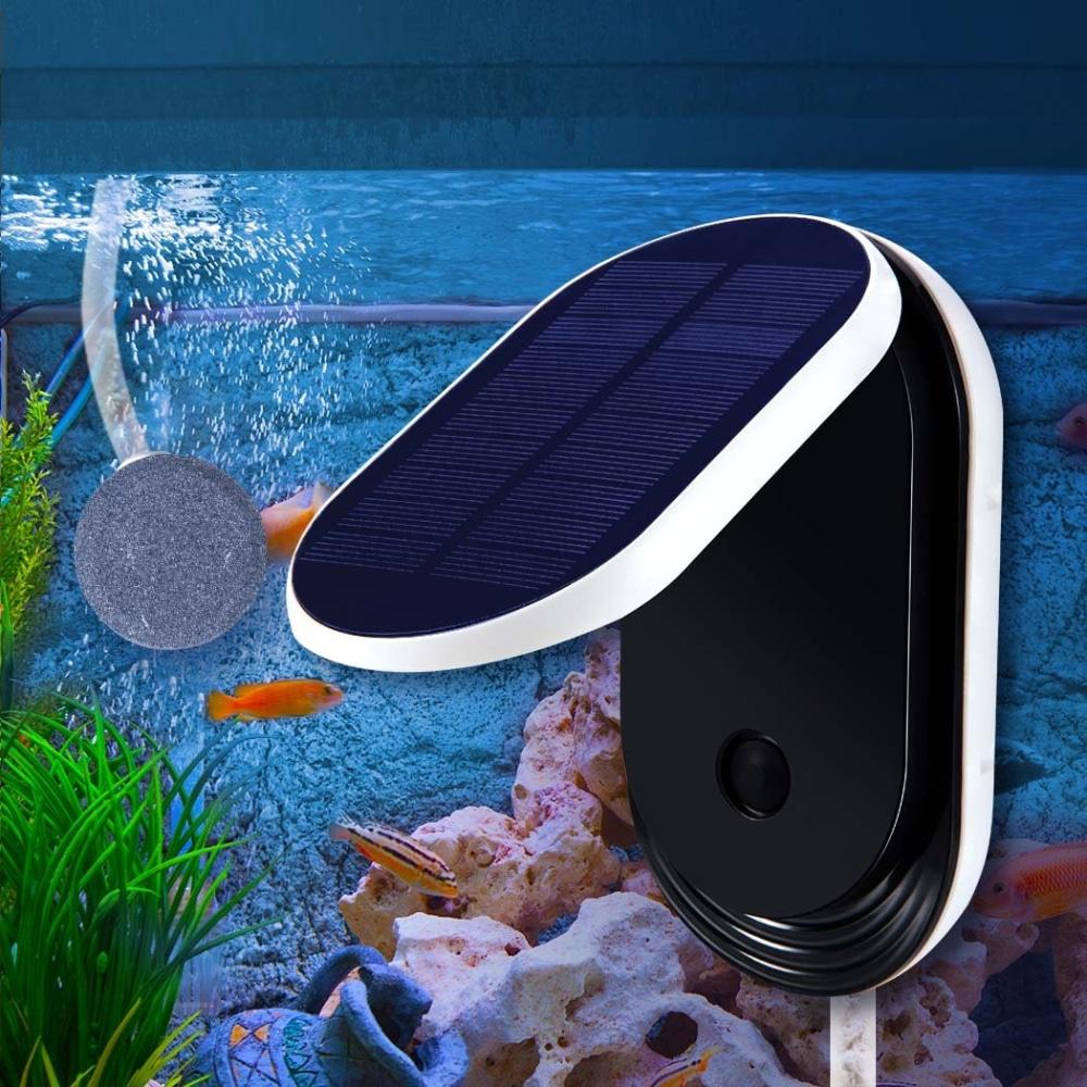 Solar Oxygenator Air Pump Powered Pool Water Pond Outdoor Fish Oxygen Tank Aquarium Fast shipping On sale