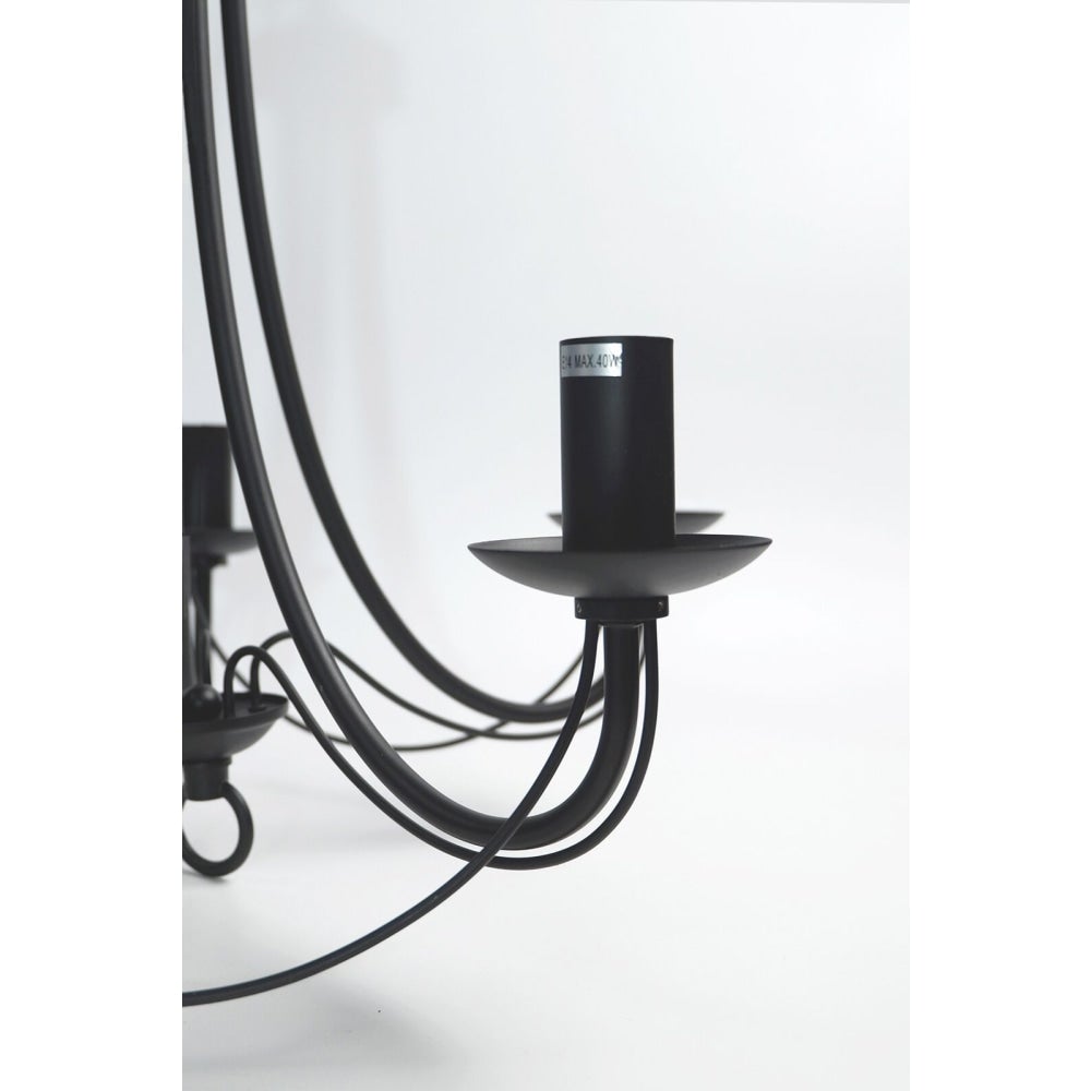 Solaris Modern Luxury Chandelier Light Pendant Lamp - Black Chandeliers Fast shipping On sale