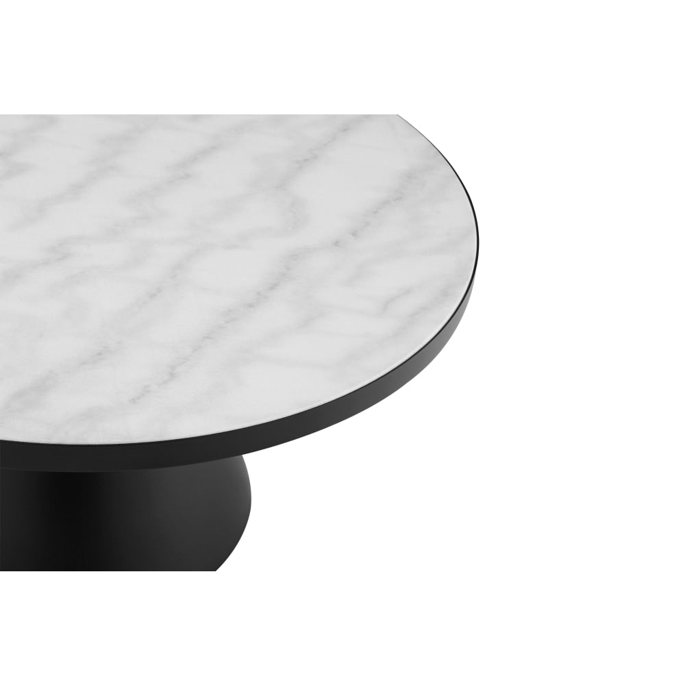 Soli Coffee Table - Black/White Large Fast shipping On sale