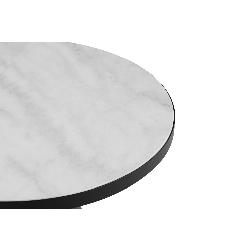 Soli Coffee Table - Black/White Small Fast shipping On sale