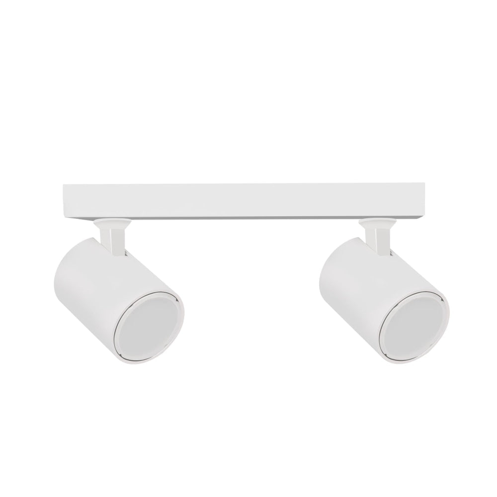 Spot Light Double Adjustable GU10 White IP20 Rectangular Bar L250mm x W75mm H25mm Fast shipping On sale