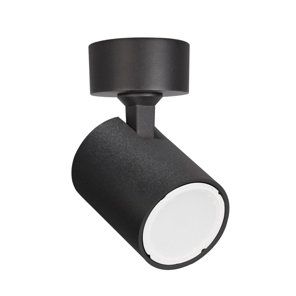 Spot Light Single Adjustable GU10 Black IP20 Round Base OD60mm Fast shipping On sale