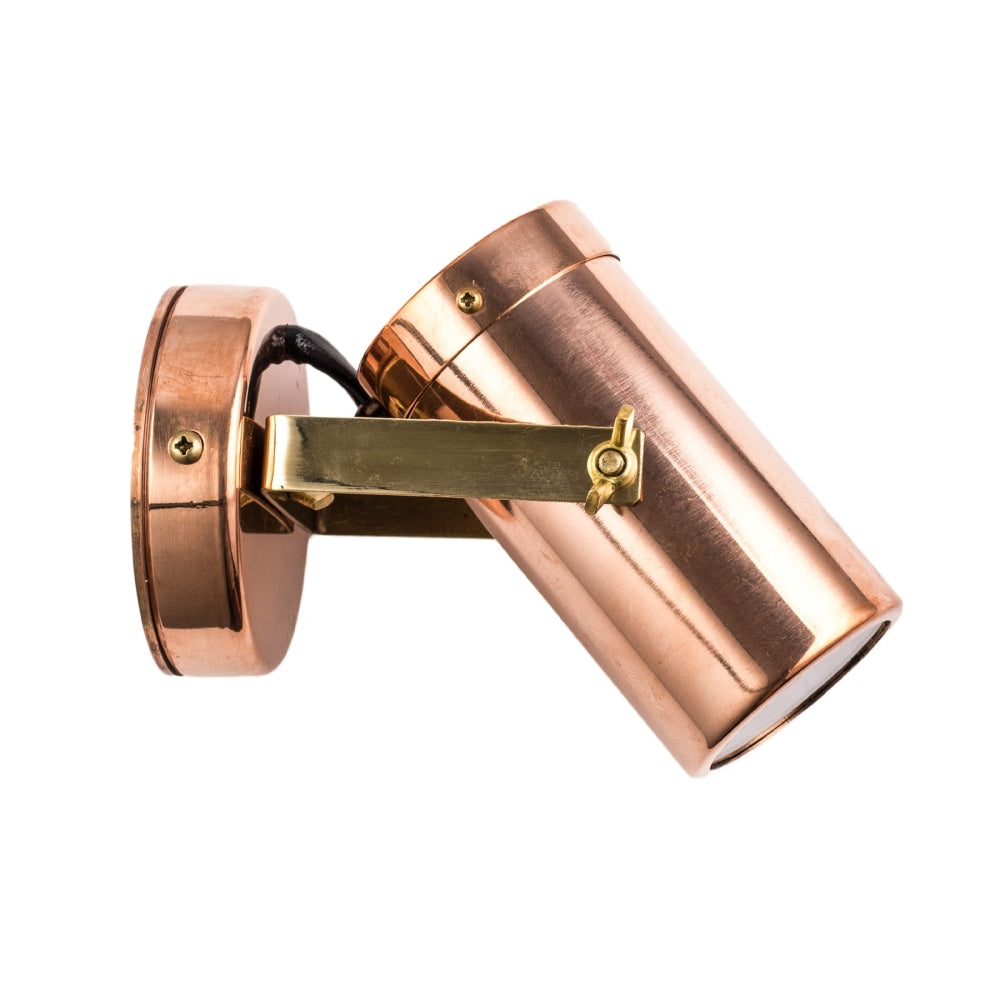 Spot Light Single Adjustable GU10 Copper Brass Bracket Anti-Glare Fast shipping On sale