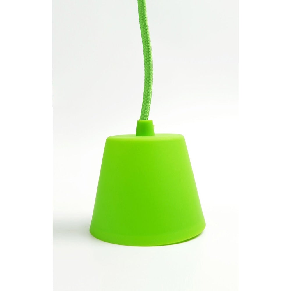 Stan Colour Silicone Ceiling Hanging Pendant Lamp - Green Fast shipping On sale